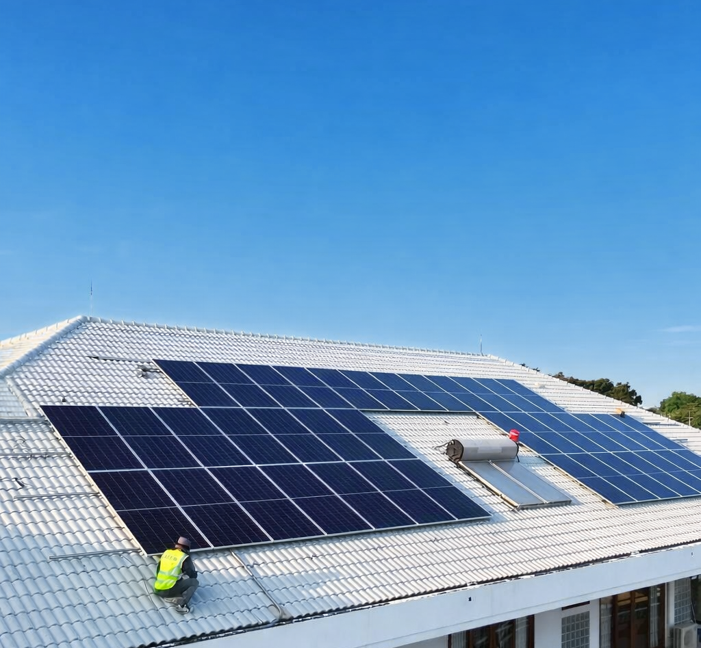 ติดตั้งโซล่าเซลล์เต็มหลังคา ปทุมธานี